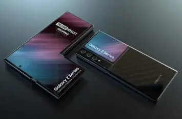 Samsung Galaxy Z Series Sideways Foldable Render 1