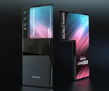 Samsung Galaxy Z Series Sideways Foldable Render 4