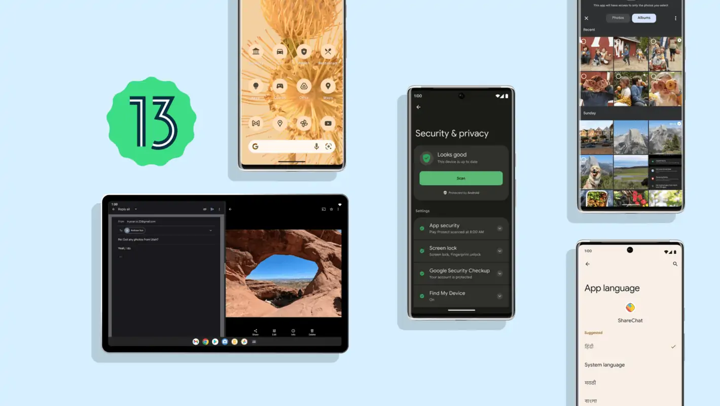 Featured image for Android 13: Everything You Need To Know – Updated March 2024