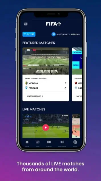 FIFA Plus app image 4