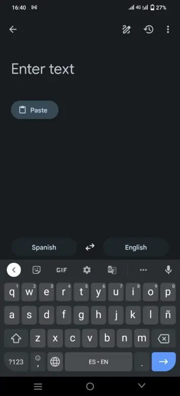 Google Translate Gboard screenshot 1