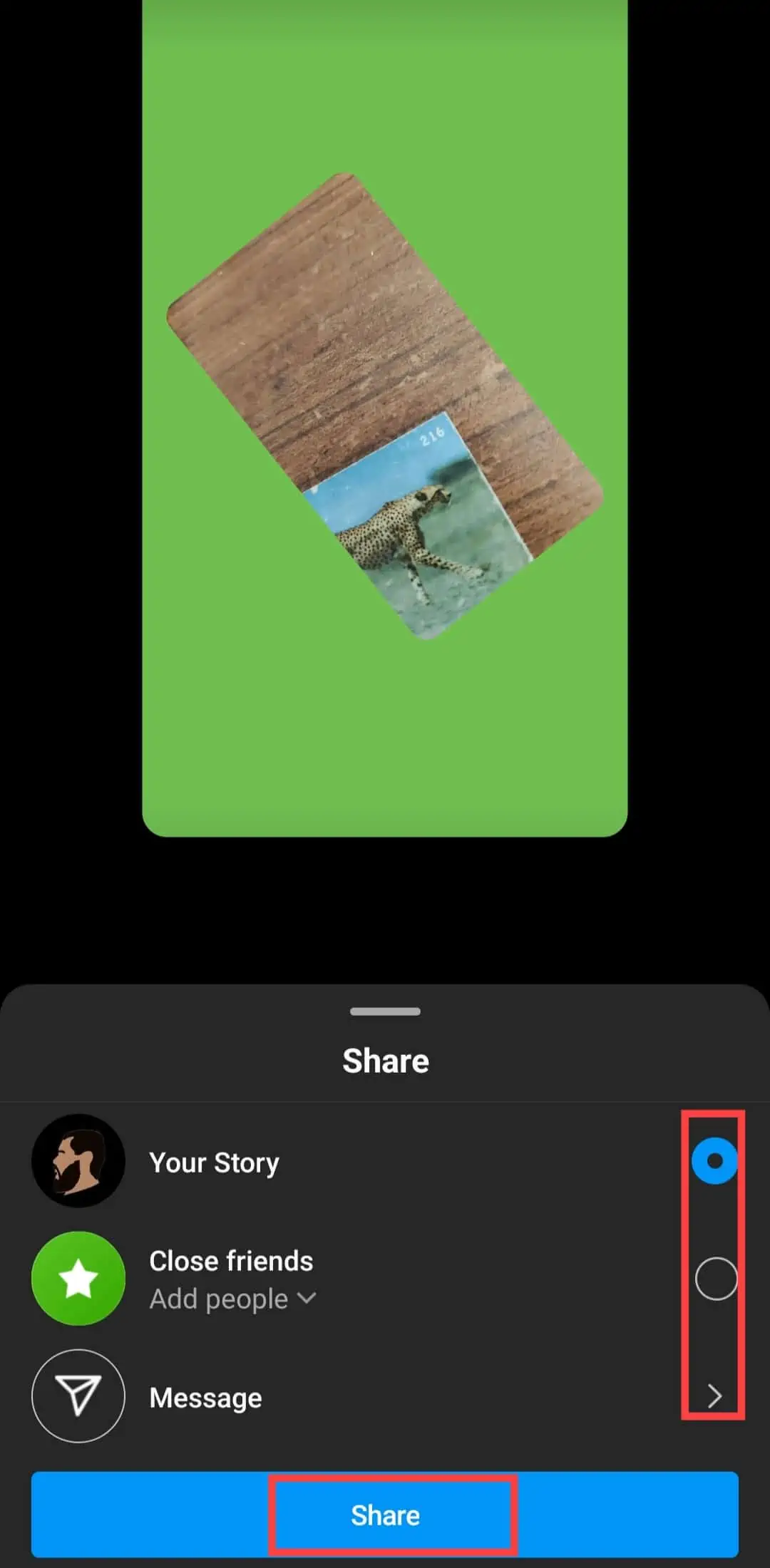 How to change Instagram Story background color image 20