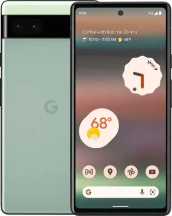 Google Pixel 6a Sage color 1