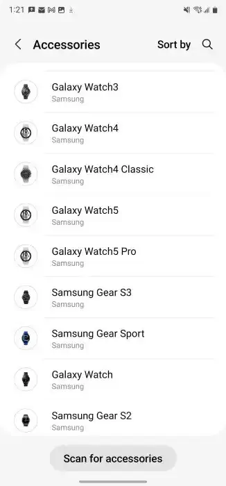 Samsung Galaxy Watch 5 Pro no Classic model