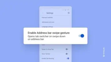 Vivaldi 5 3 Address Bar Swipe