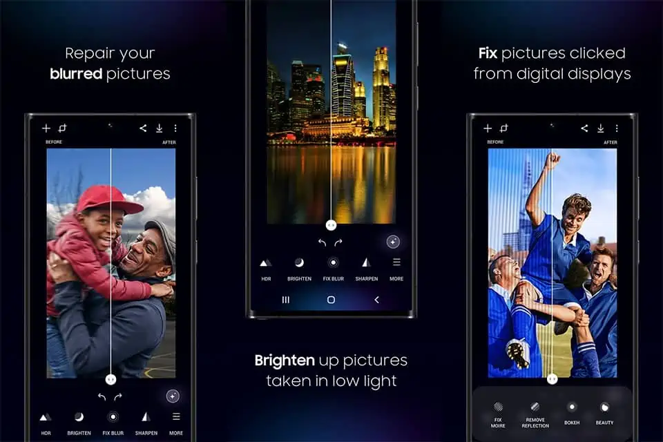 Featured image for Galaxy S22 series to get Samsung's Galaxy Enhance-X app in June