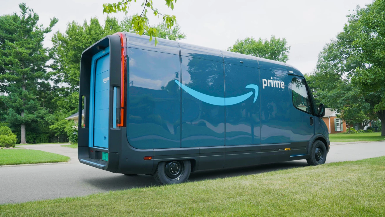 Featured image for Rivian Electric Vans Start Delivering Amazon Packages Across The US