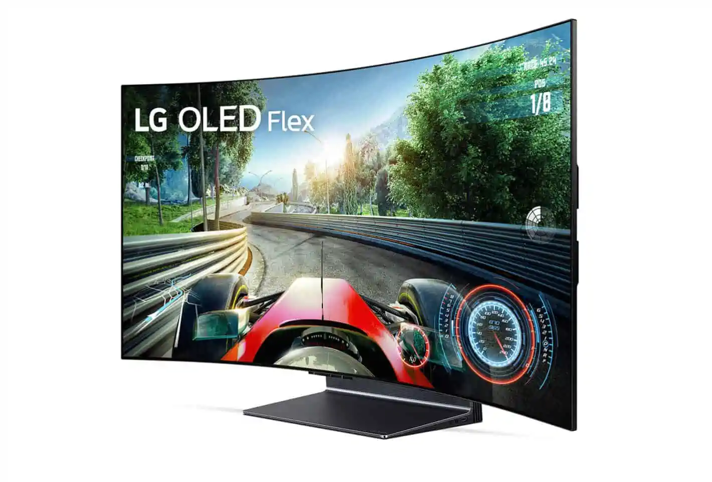 Featured image for LG's Newest TV Can Go From Flat to Curved With The Push Of A Button