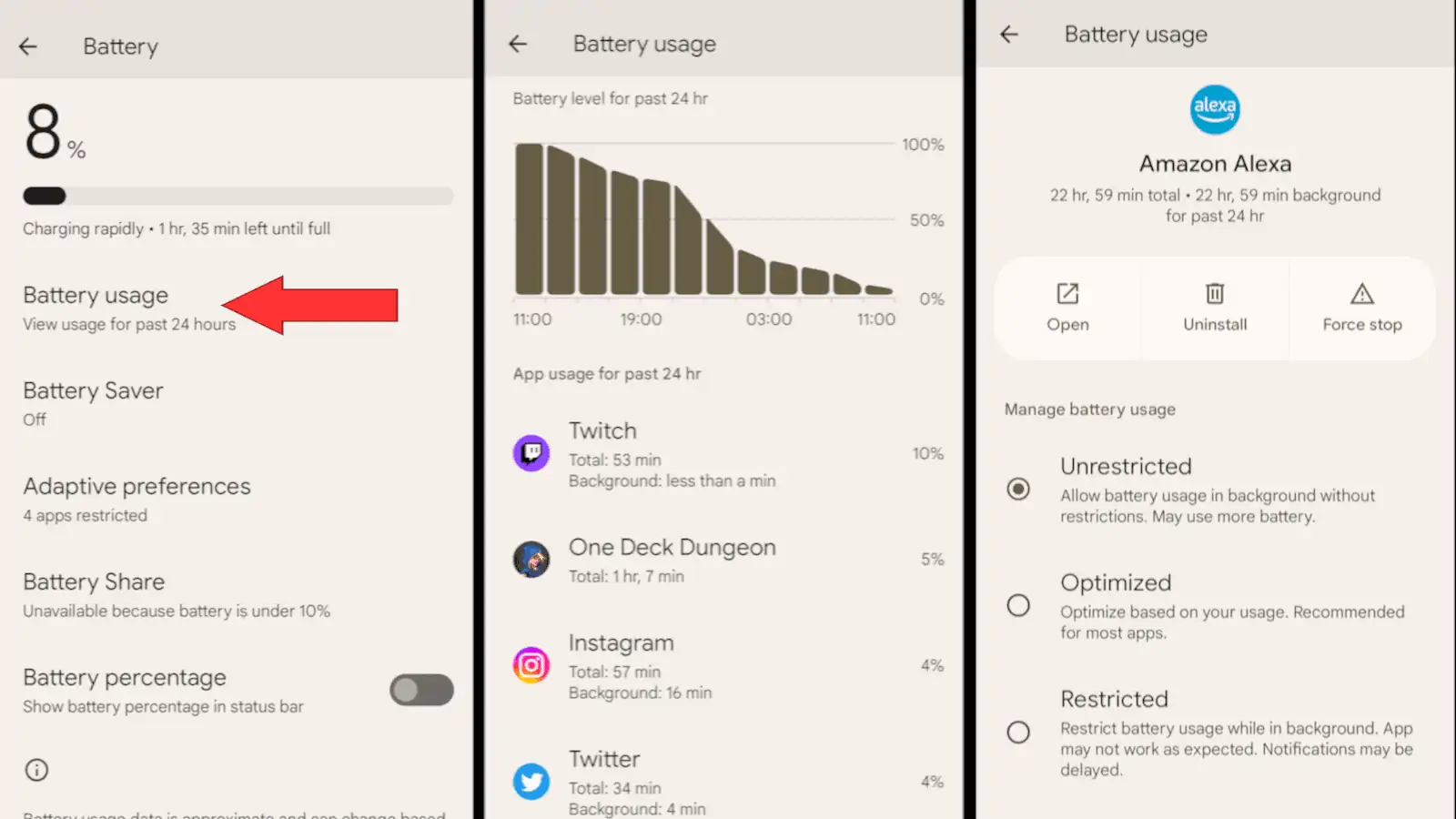 Pixel 6a Battery Save 4