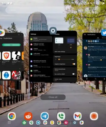 Samsung Android 12L Taskbar third party launchers 1