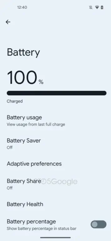 Android 13 QPR1 Beta 2 Battery Health preview 1