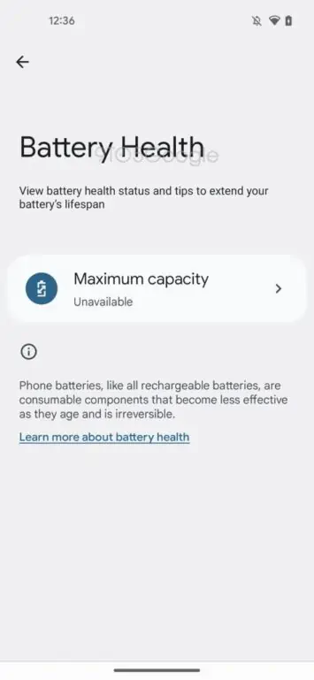Android 13 QPR1 Beta 2 Battery Health preview 2