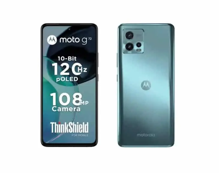 Moto G72 official 2