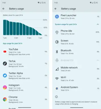 pixel 7 battery life 1