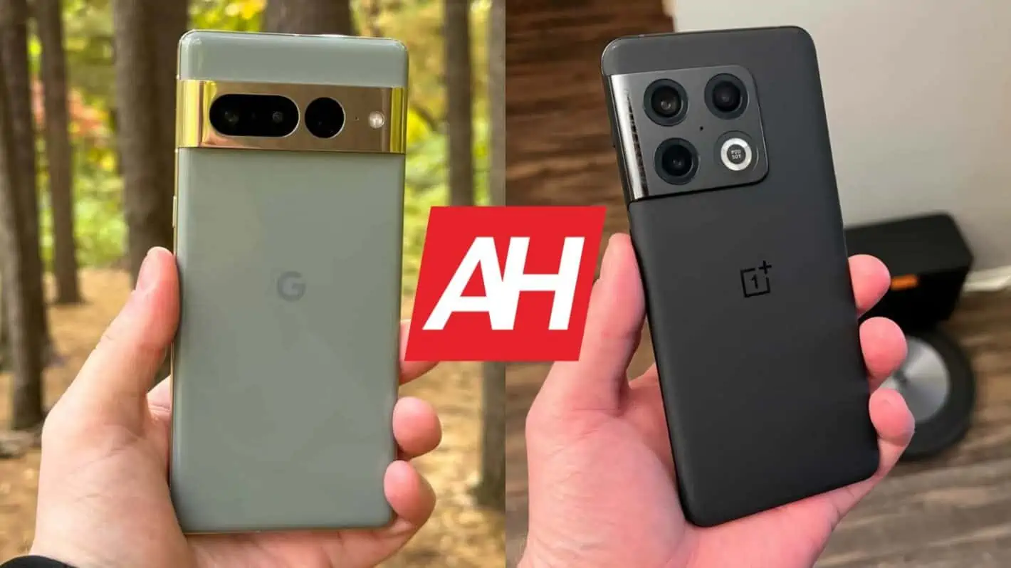 Featured image for Phone Comparisons: Google Pixel 7 Pro vs OnePlus 10 Pro