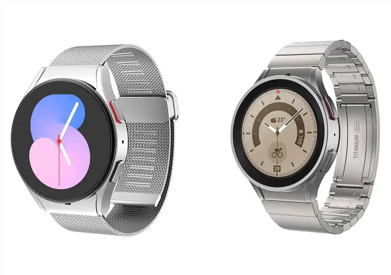 Featured image for Samsung launches two luxurious metal straps for Galaxy Watch 5