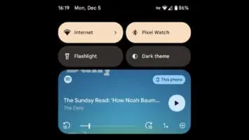 spotify android 13 media player 2