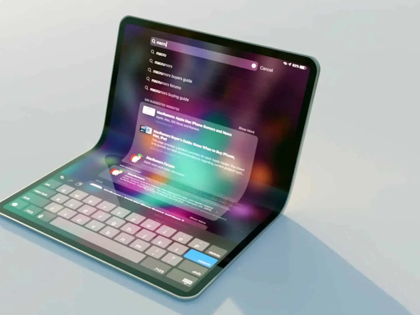Foldable iPad concept image 1