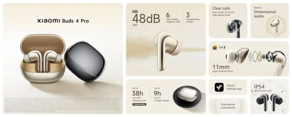 Xiaomi Buds 4 Pro image 2