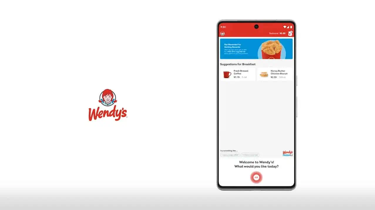 Featured image for Wendy's is using Google's AI language model for food orders