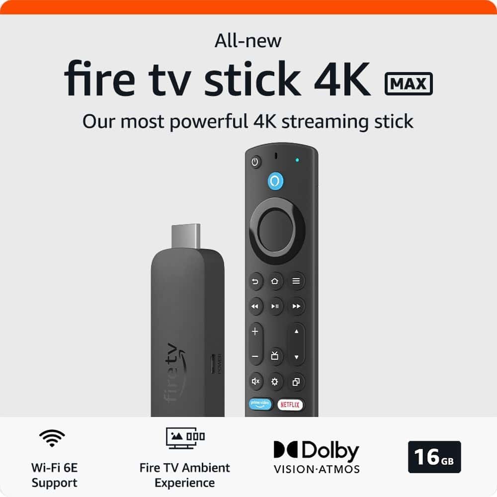 Fire TV Stick 4K Max streaming device | Amazon