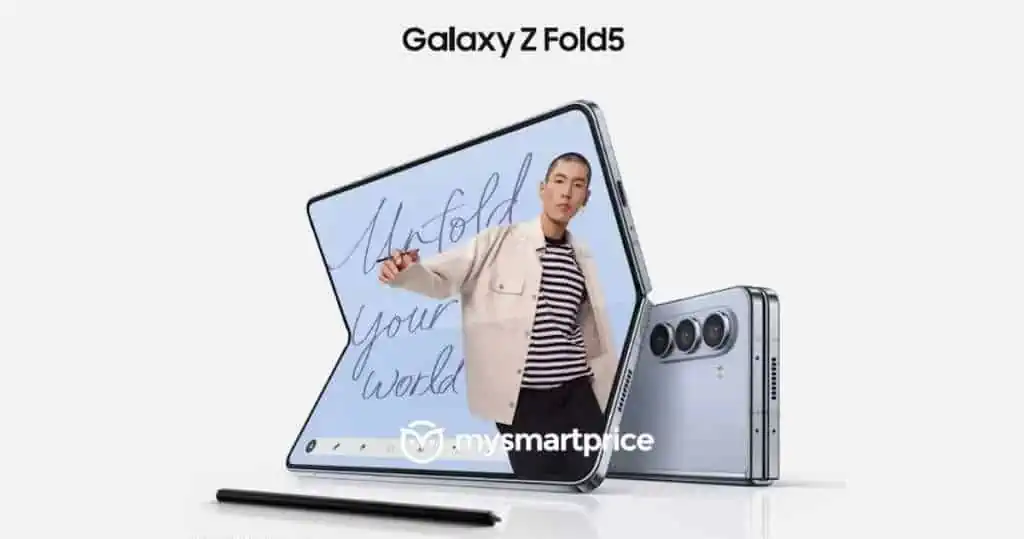 Featured image for First official Galaxy Z Fold 5 image has surfaced