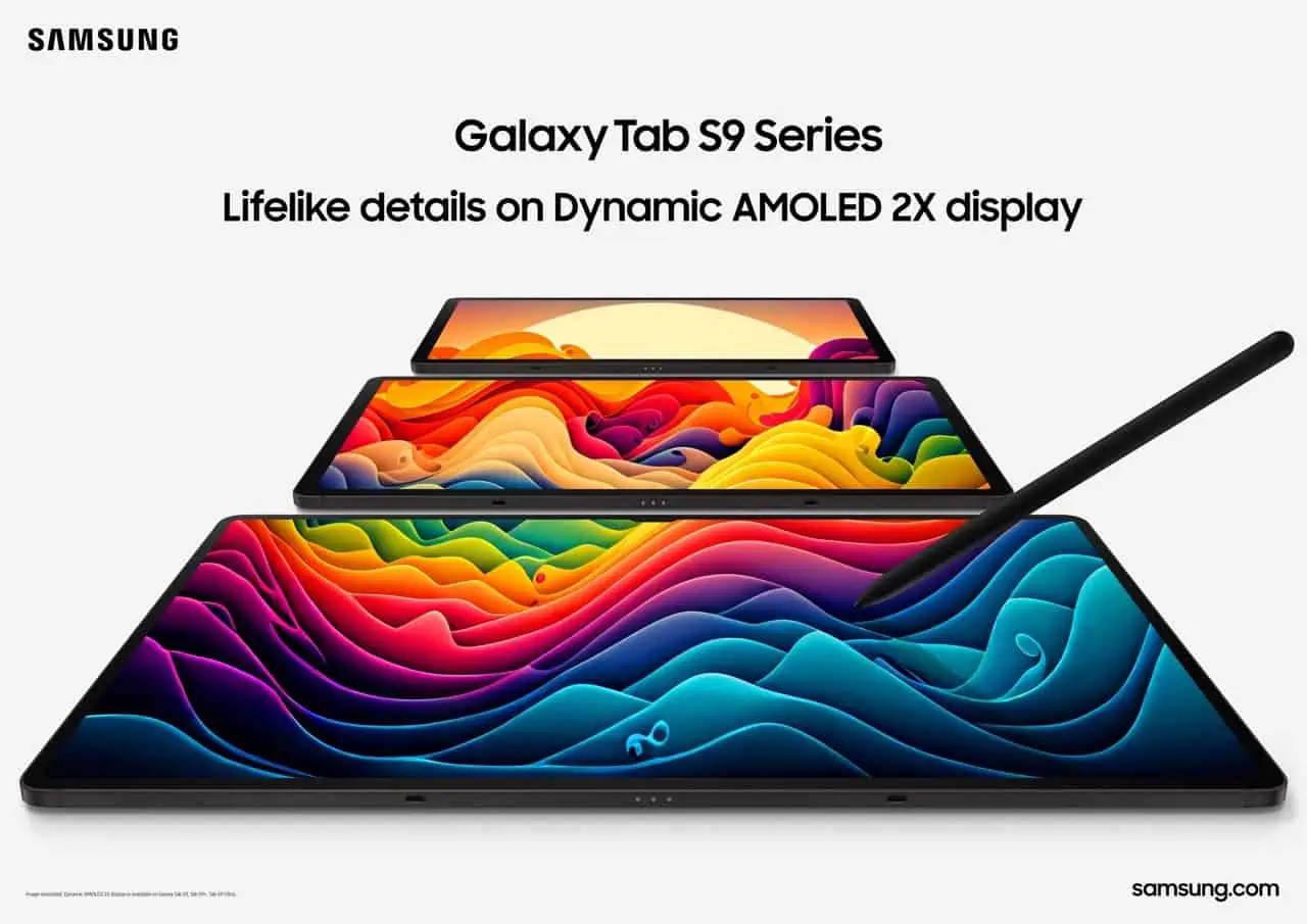 Featured image for Samsung Galaxy Tab S9 series specifications