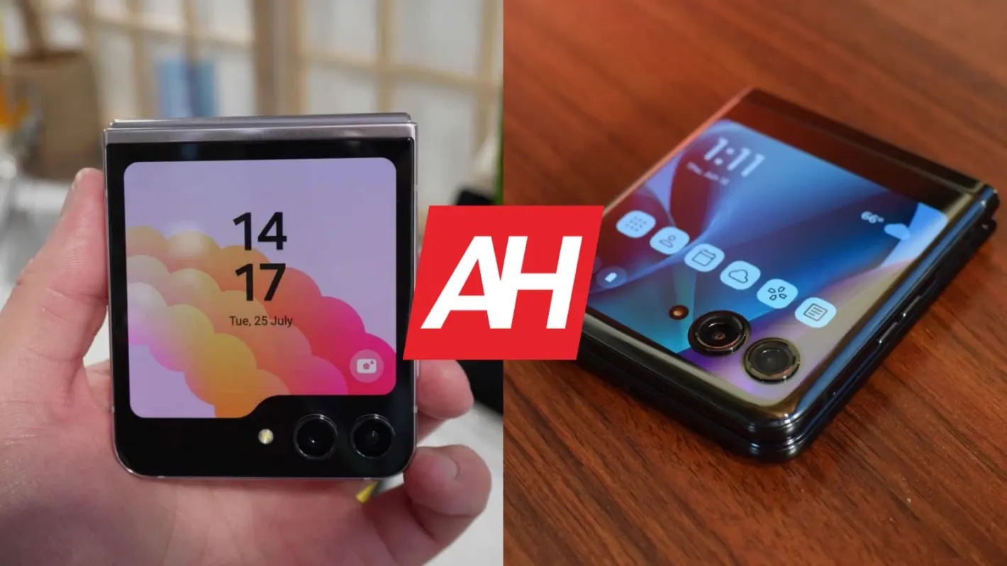Featured image for Phone Comparisons: Samsung Galaxy Z Flip 5 vs Motorola Razr+