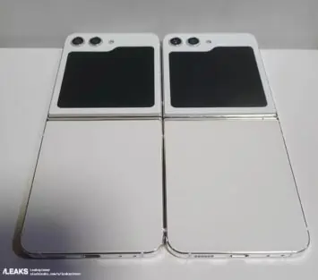 samsung galaxy z flip5 dummy unit hands on video leaks out 771