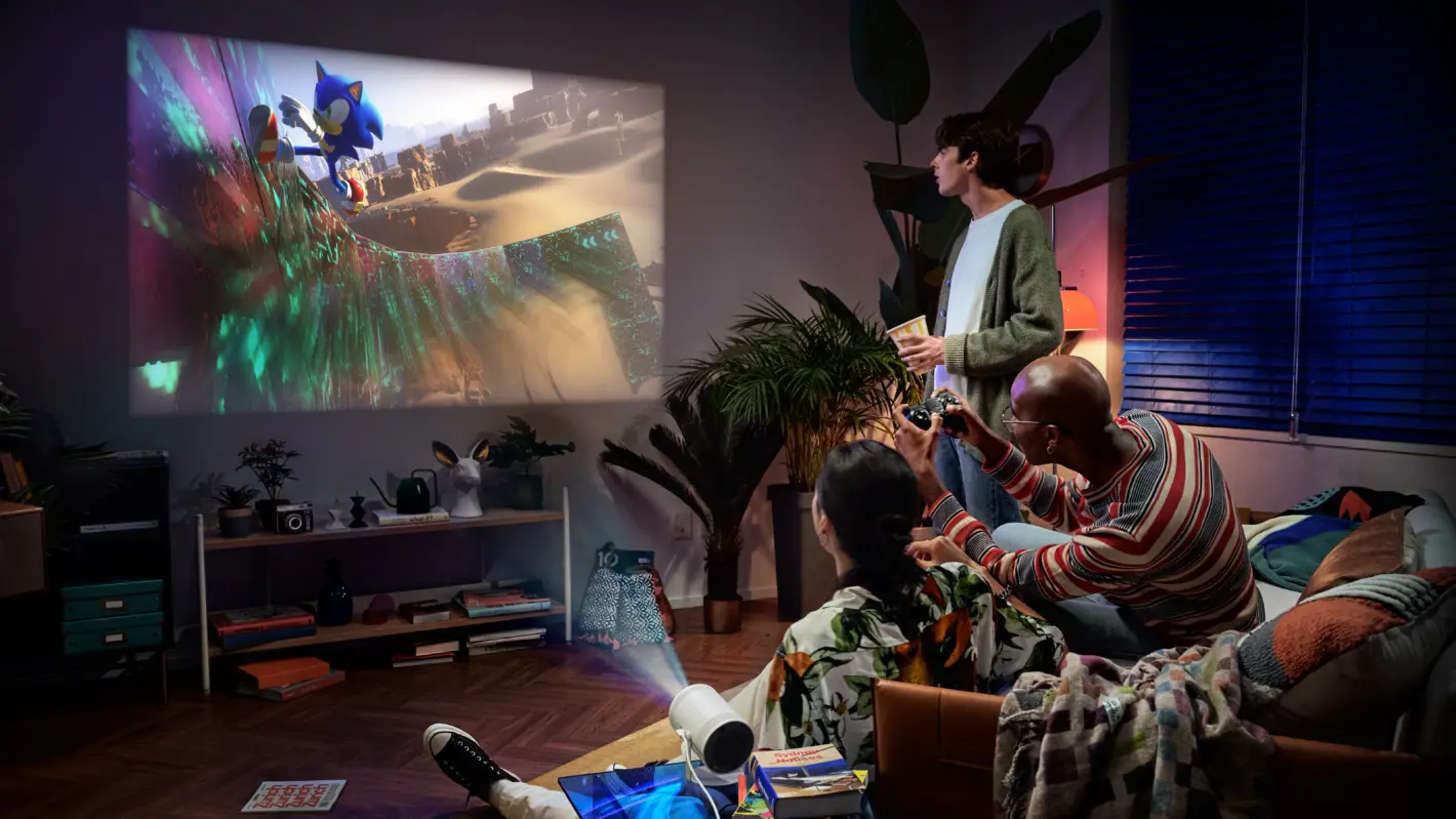 Featured image for Samsung's The Freestyle 2 might be the best portable projector for Gamers