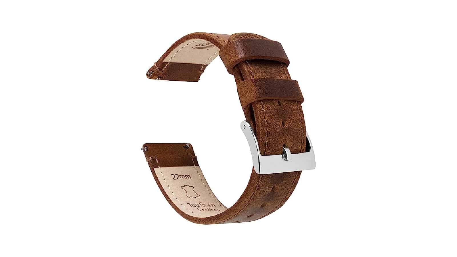 Barton Quick Release Leather Band