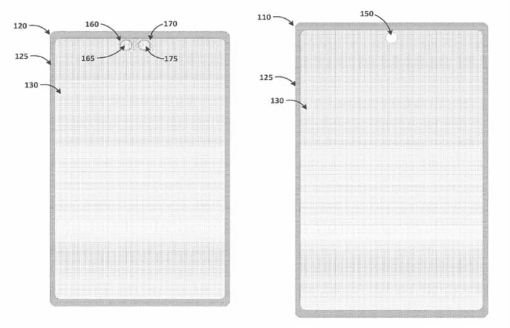 Google under display camera patent application