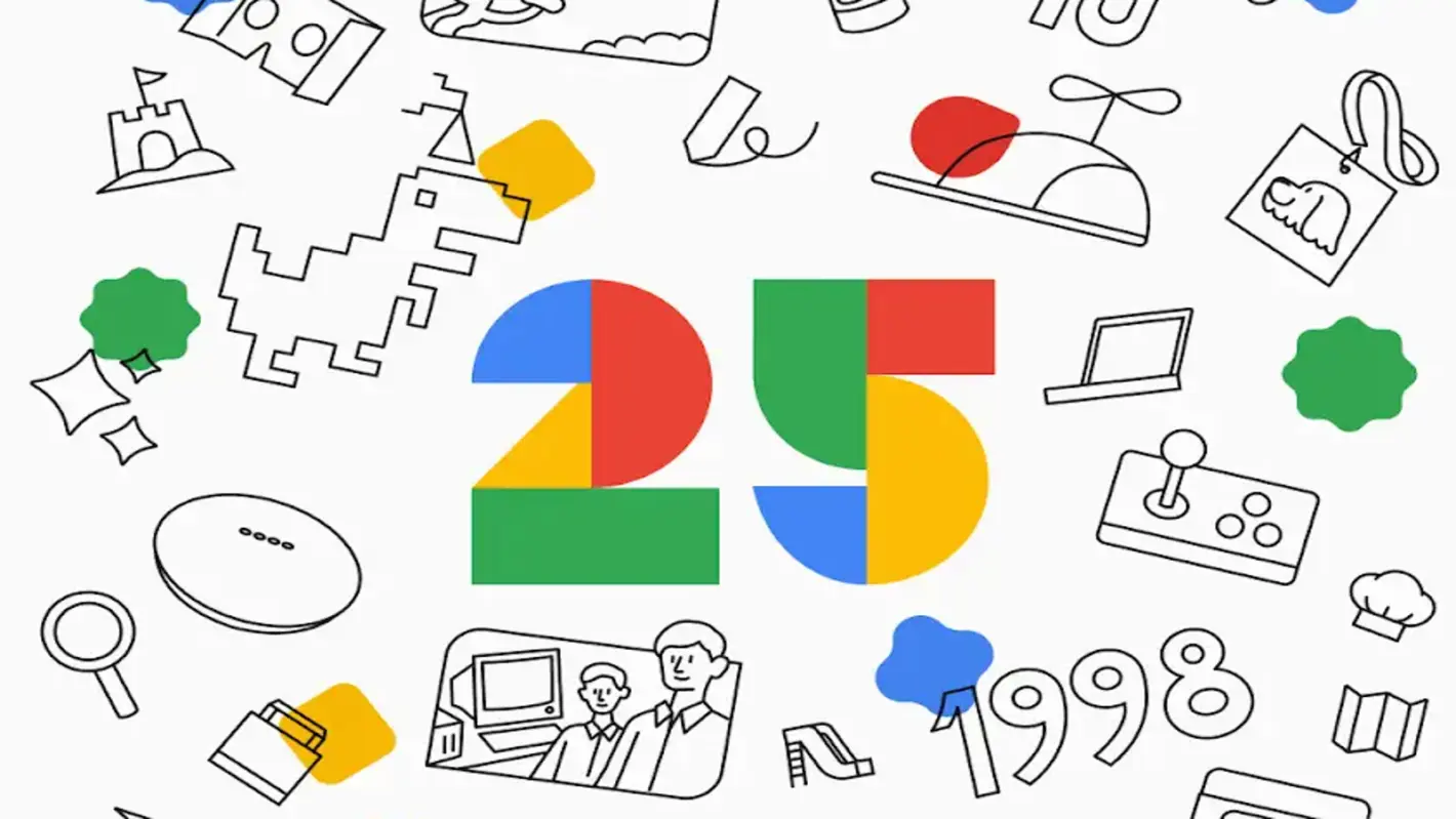 Featured image for Google's 25th-anniversary celebration brings new wallpapers and discounts