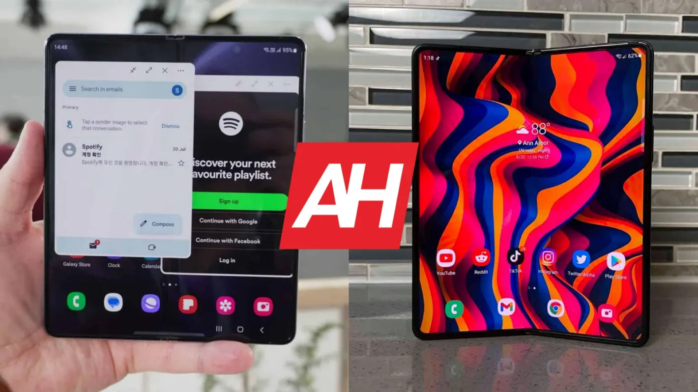 Featured image for Phone Comparisons: Samsung Galaxy Z Fold 5 vs Samsung Galaxy Z Fold 3