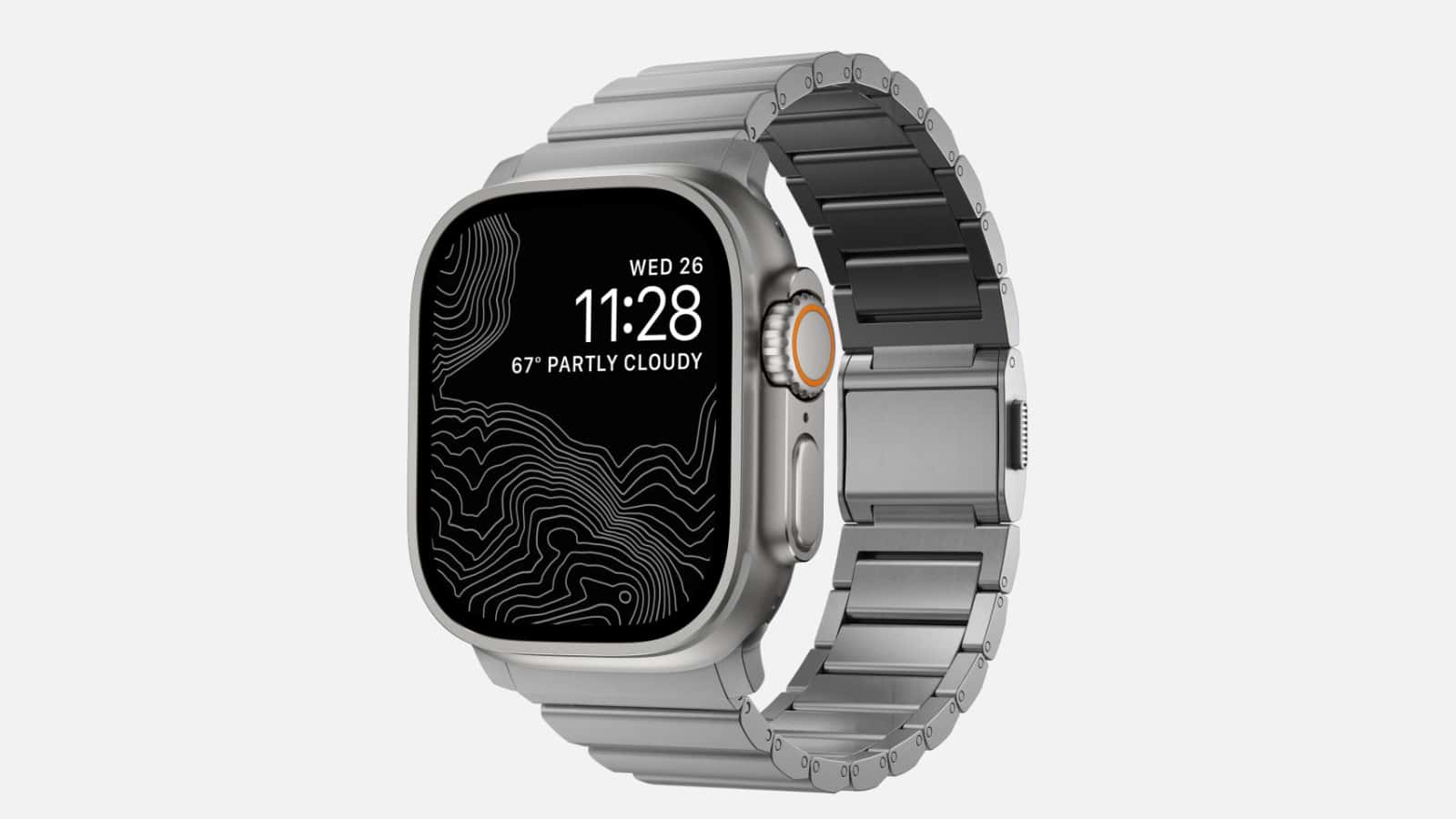 Nomad Titanium Apple Watch Band