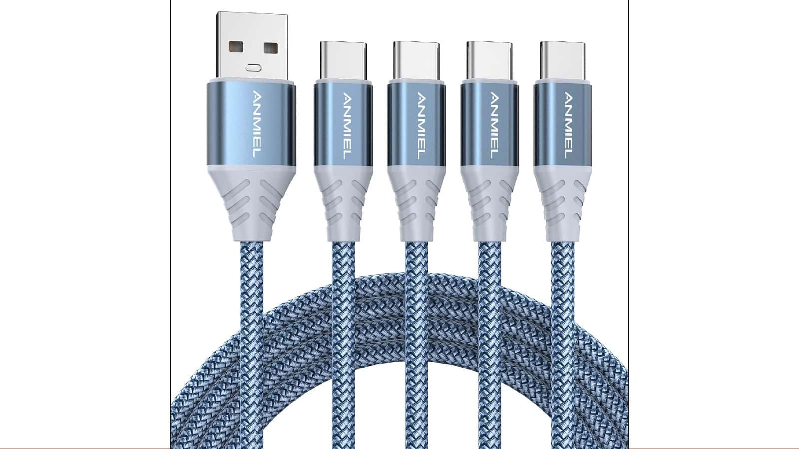 ANMIEL 4 pack Fast Charging USB C Cable