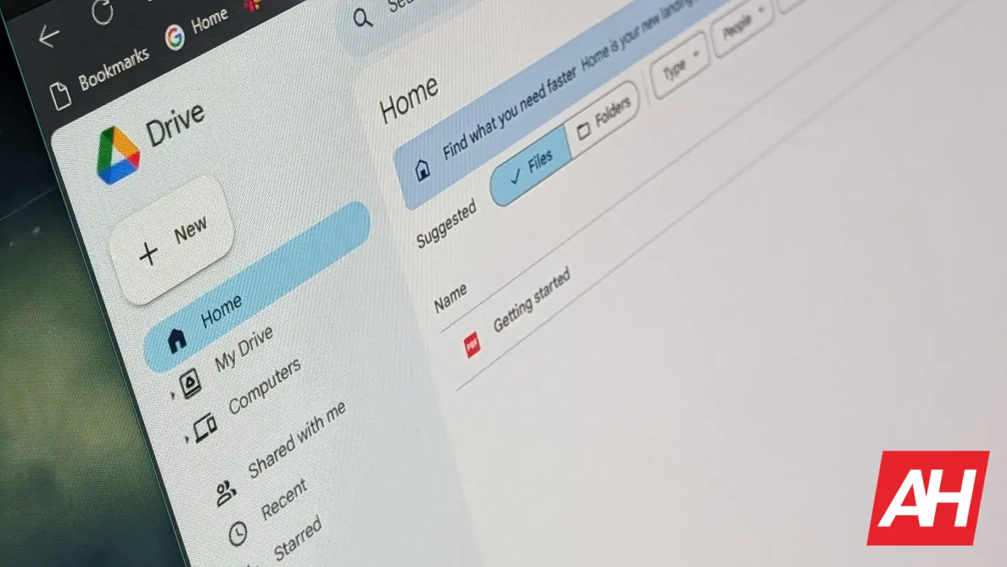 Featured image for Google Drive adds a personalized Home section on the web
