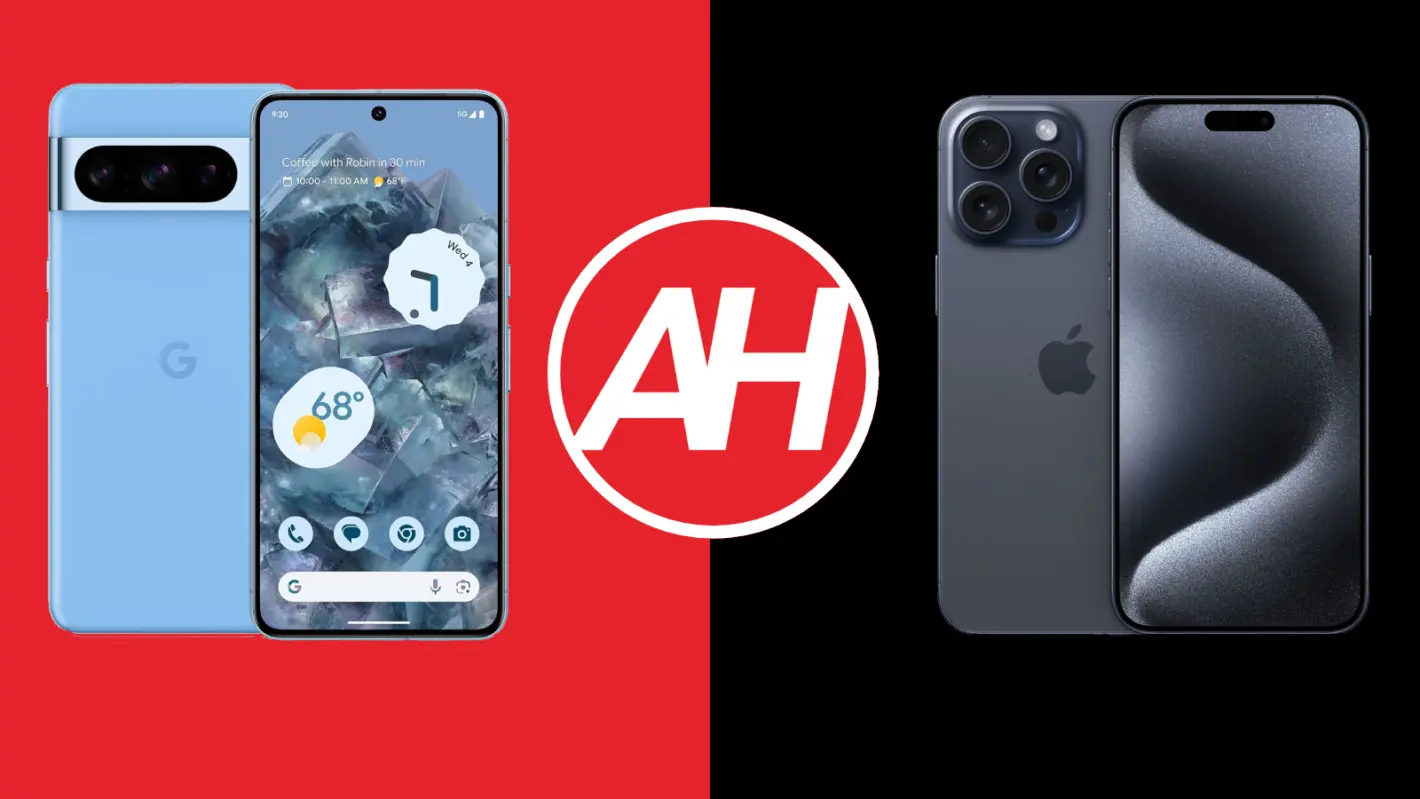 Featured image for Phone Comparisons: Google Pixel 8 Pro vs Apple iPhone 15 Pro Max