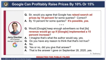 Google vs DOJ closing arguments slides 5