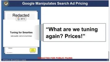 Google vs DOJ closing arguments slides 8