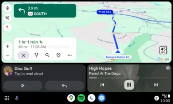 android auto google maps new color update