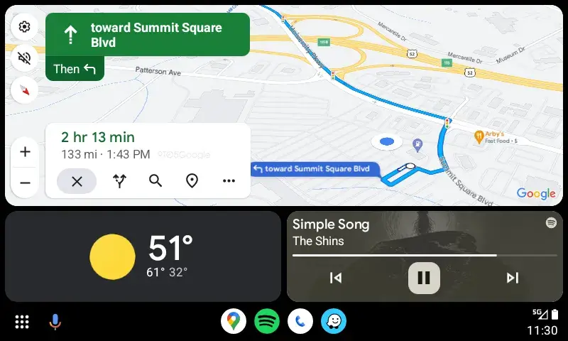 android auto redesign update