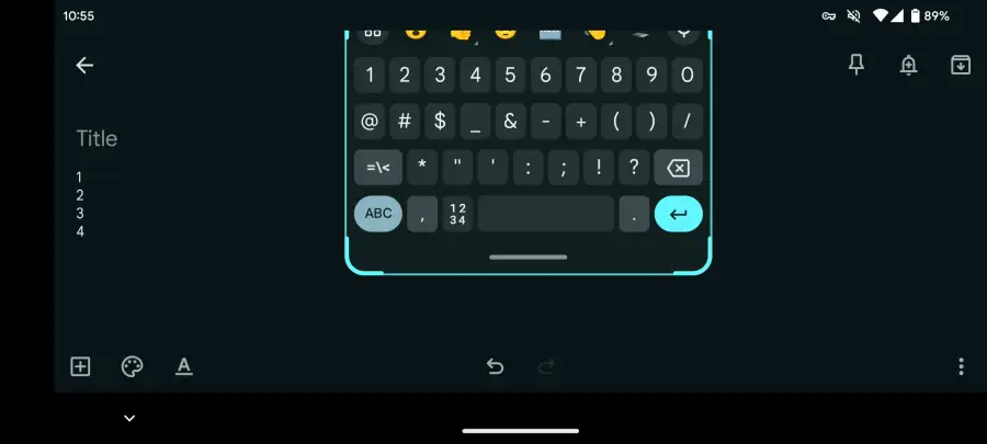 floating Gboard