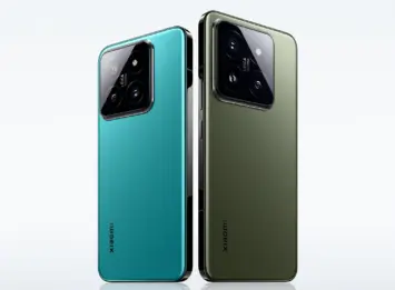 Xiaomi 14 Aqua Blue and Verdant Green 1
