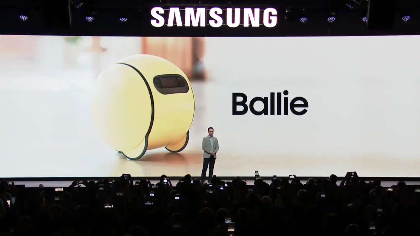 Featured image for Samsung's Ballie AI robot got a massive upgrade for CES 2024