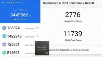 Dimensity 9400 benchmark leak