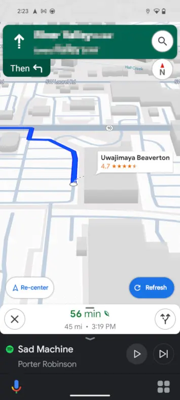 Google Maps 3D View in Navigation (2)