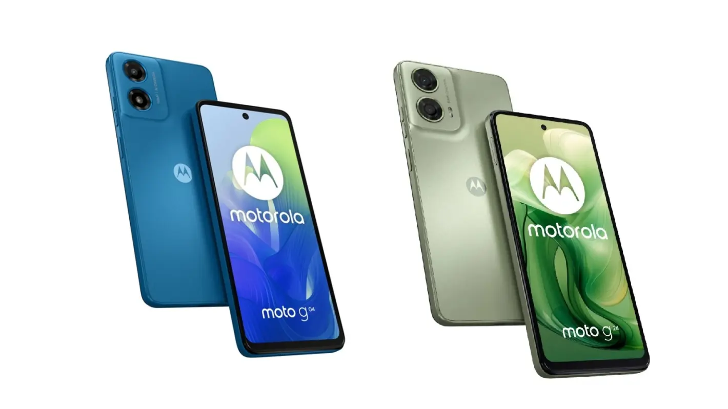 Featured image for Motorola Moto G24 & G04 launched with identical designs, 90Hz displays