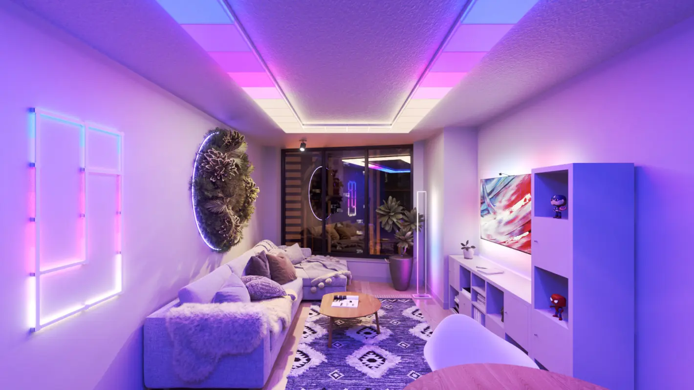 Featured image for Nanoleaf wants to take over your ceiling lighting with 'Skylight'