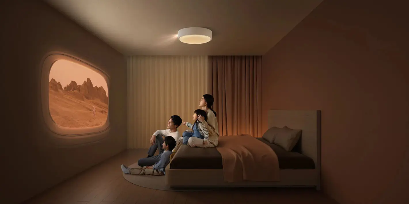 Featured image for XGIMI's latest projector doubles as a ceiling lamp